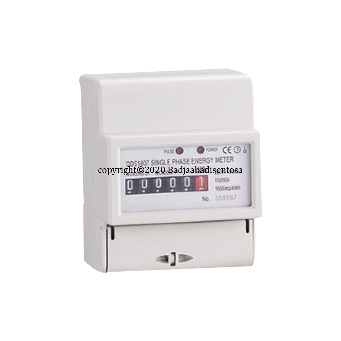 Flotech - Flow Meter - Electronic Din Rail - 1 Phase Analog / LCD Display